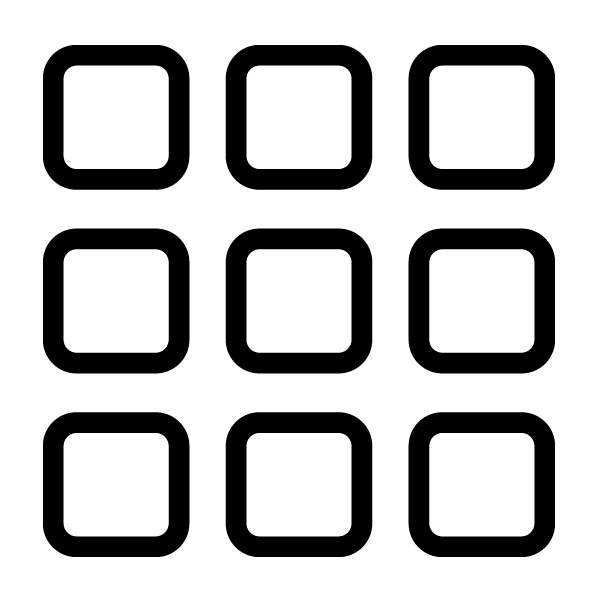 Grid Icon Black