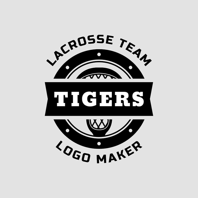 Create your own Lacrosse logo maker Place it